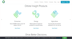 Desktop Screenshot of orbitalinsight.com